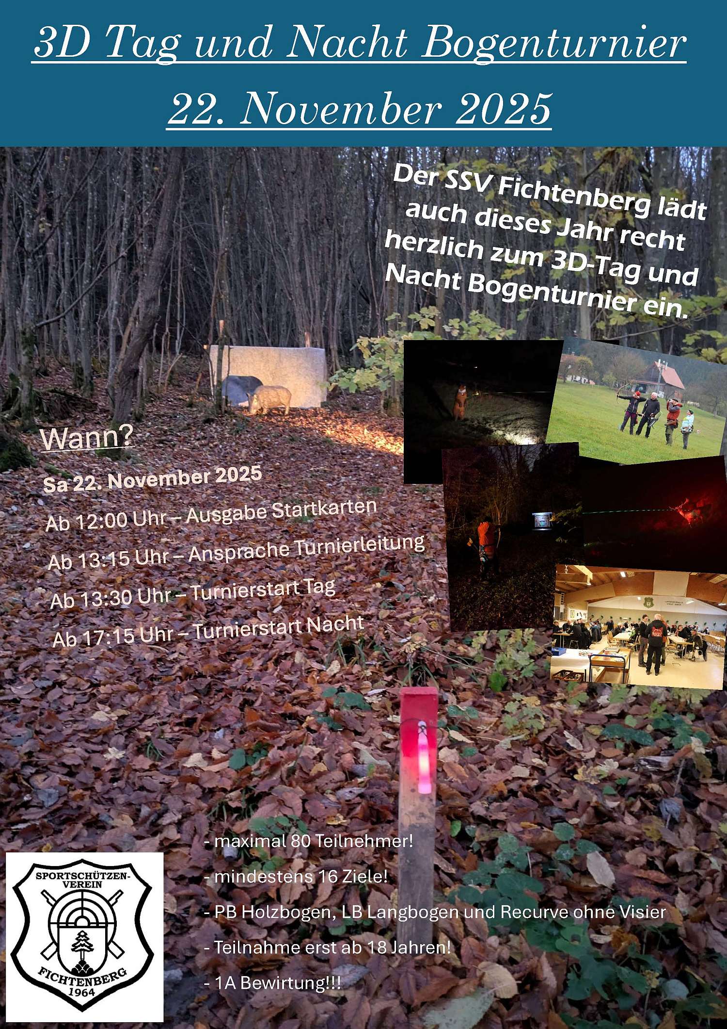 Flyer SSV Bogenschiessen Nacht